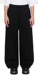 VETEMENTS Black Oval Logo Sweatpants
