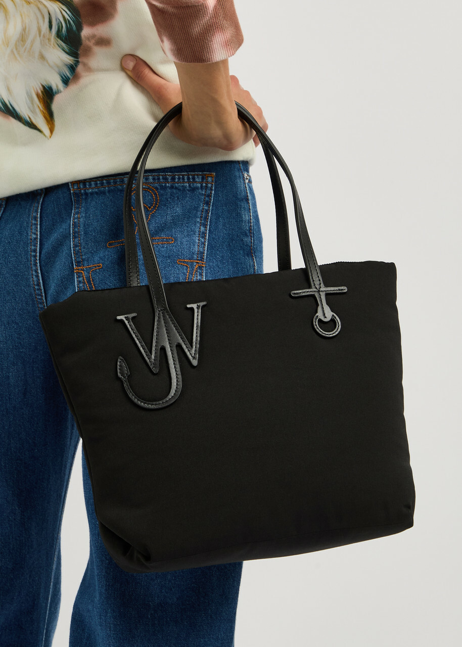 JW Anderson Puffy Anchor Small Nylon Tote - Black - One Size