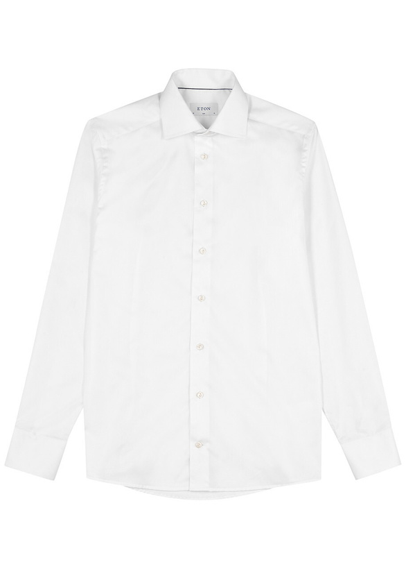 Photo: Eton White Cotton-twill Shirt