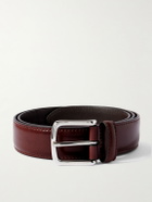 Anderson's - 4cm Polished Leather Belt - Burgundy