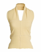 Baserange Womens Top Pastel in Yellow