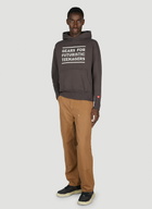 Human Made Text Print Hooded Sweatshirt
