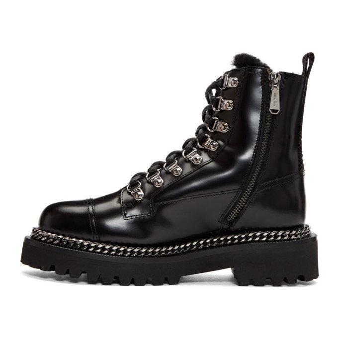 Balmain combat army deals chain boot