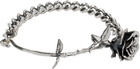 Enfants Riches Déprimés Silver Rose & Chain Bracelet