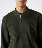 Arma Didier suede bomber jacket
