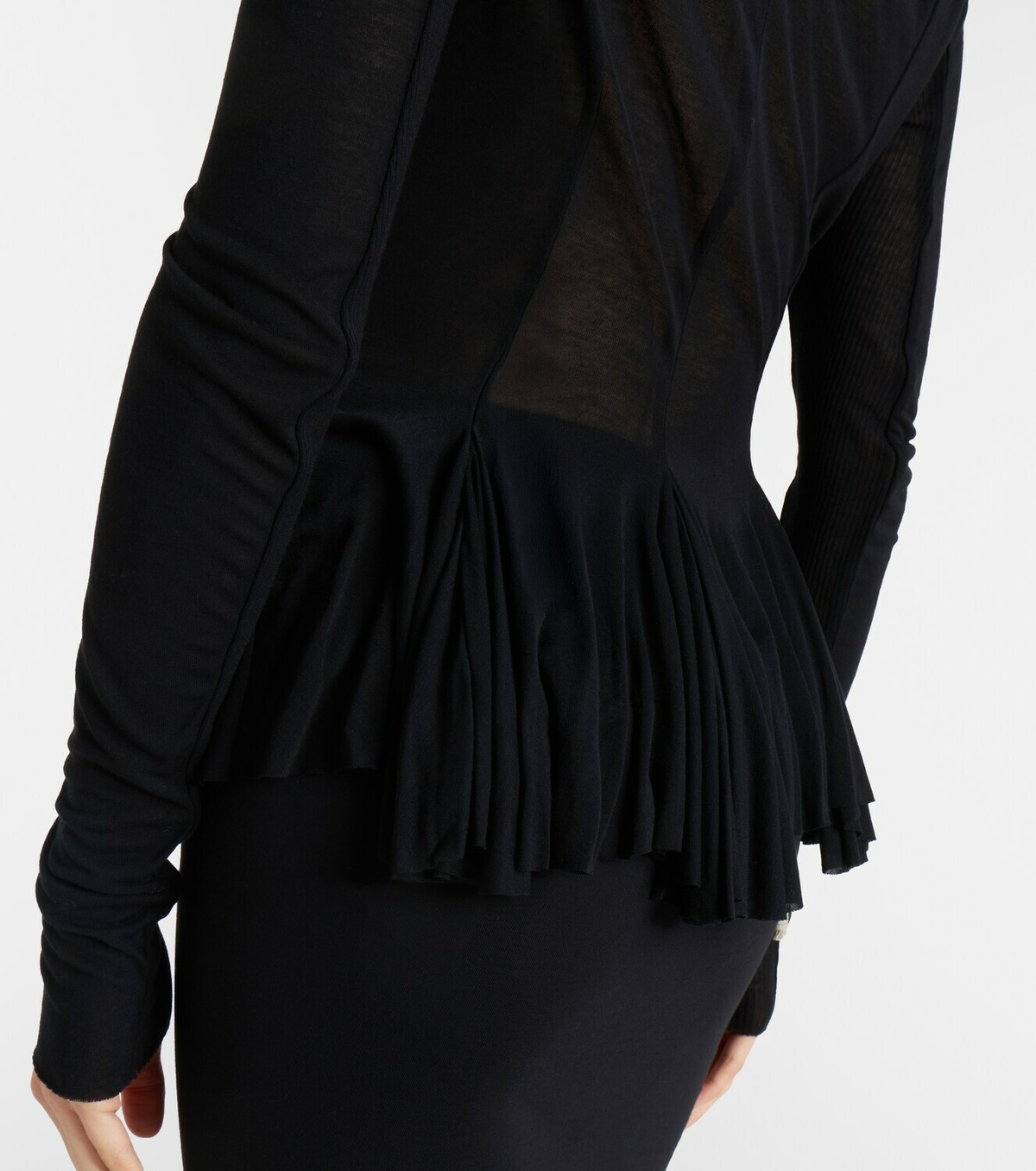Rick Owens Bow-detail wrap cardigan