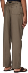 Agnona Brown Drawstring Trousers