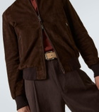 Tod's Suede bomber jacket