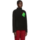 Polythene* Optics Black Fleece Quarter-Zip Sweatshirt