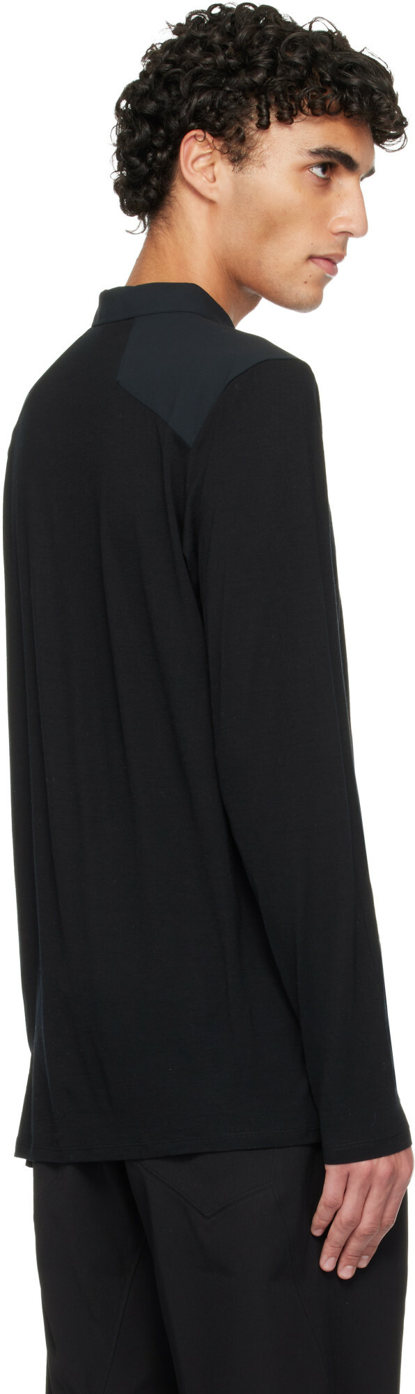 Veilance Black Frame LS Polo