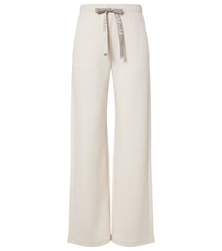 Photo: 'S Max Mara Cotton-blend jersey wide-leg sweatpants