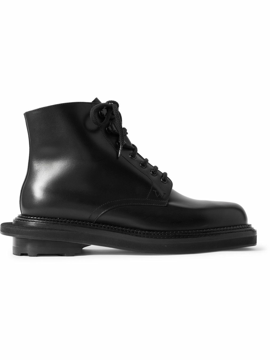 J.M. Weston - Full-Grain Leather Lace-Up Boots - Black J.M. Weston