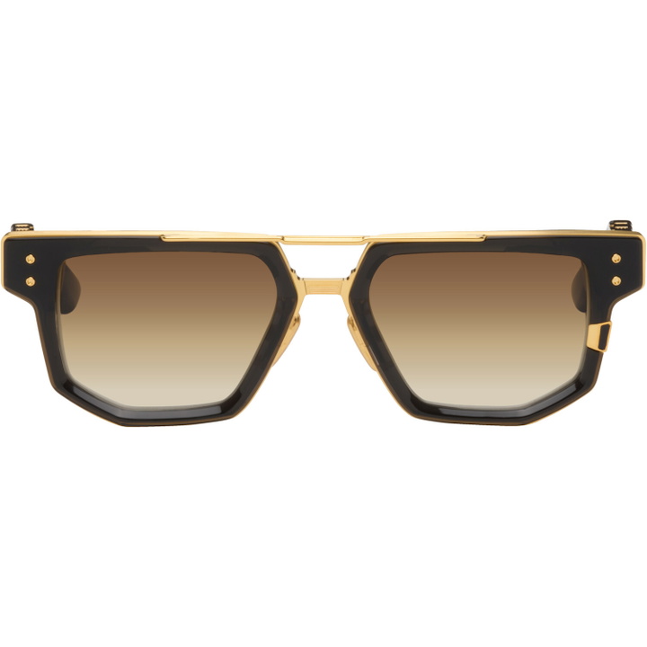 Photo: Dita Black & Gold Mach-Nine Sunglasses