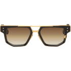 Dita Black & Gold Mach-Nine Sunglasses
