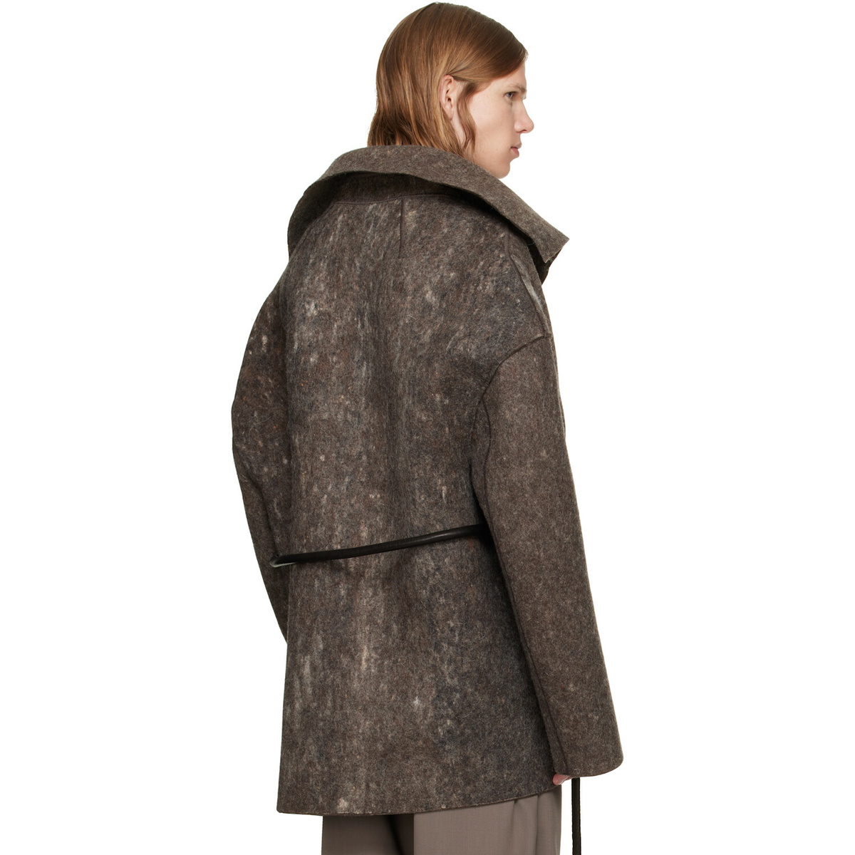 Rick Owens Black Tower Dracucollar Jacket