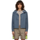 The North Face Blue Voyage Rain 3L Hooded Rain Jacket