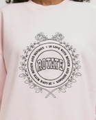 ROTATE Birger Christensen HEAVY SWEAT CREWNECK pink Womens Sweatshirt