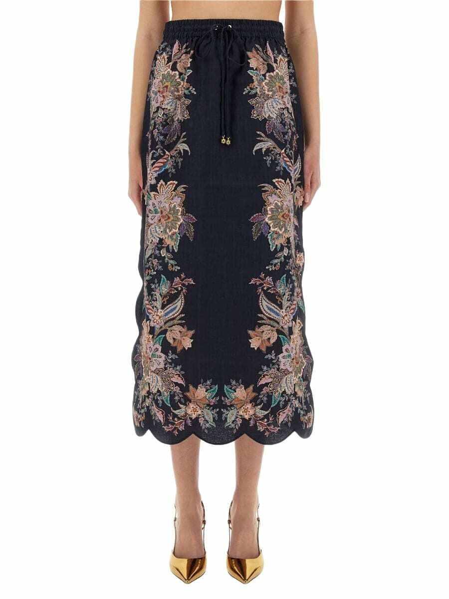 【Zimmermann】Balance floral midi skirt Zimmermann Balance floral midi skirt Zimmermann