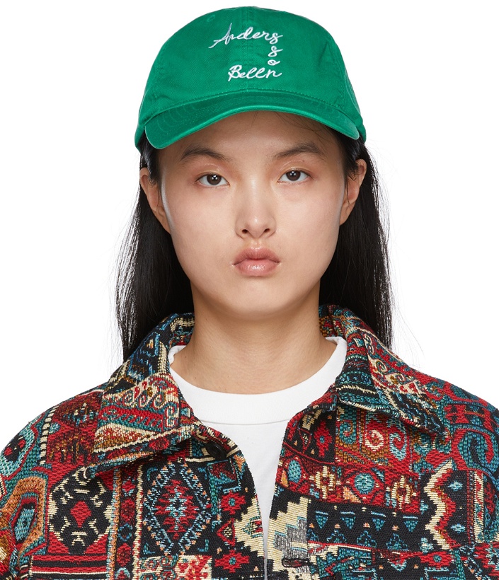 Photo: Andersson Bell Green Logo Washed Cap