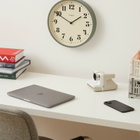Newgate Clocks Number Four Theatre Wall Clock in Asparagus Green 