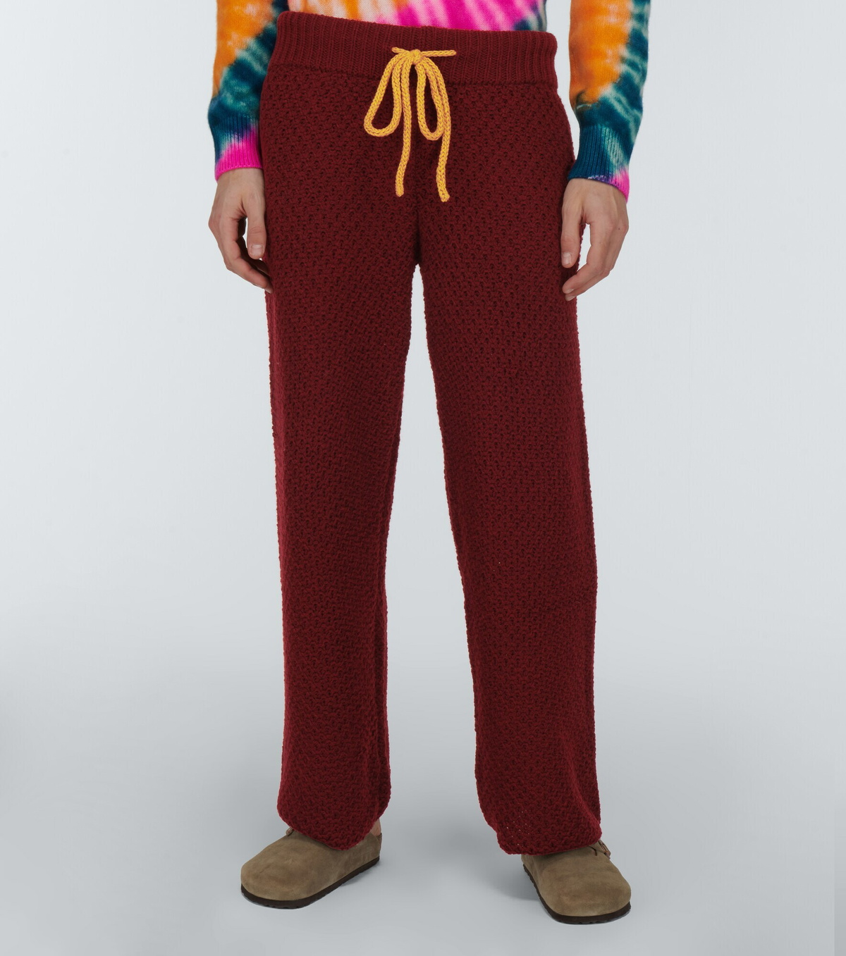 The Elder Statesman - Waffle-knit cashmere pants