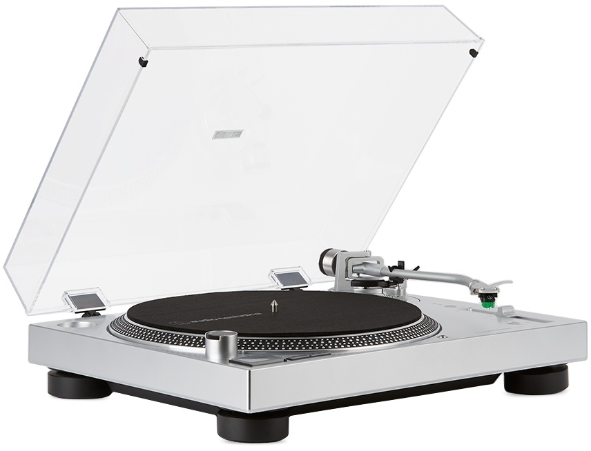 Audio-Technica AT-LP120XUSB Stereo Turntable (Silver)