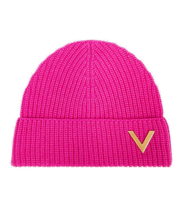 Photo: Valentino VGOLD cashmere beanie