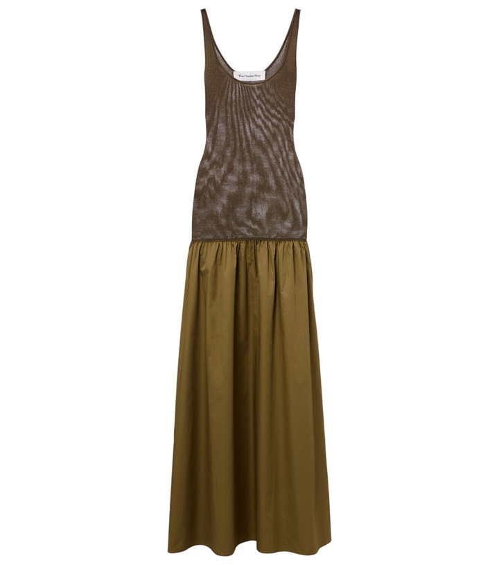 Photo: The Frankie Shop Ilya cotton-trimmed maxi dress