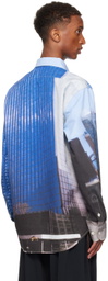 Mowalola Blue Taxi Shirt