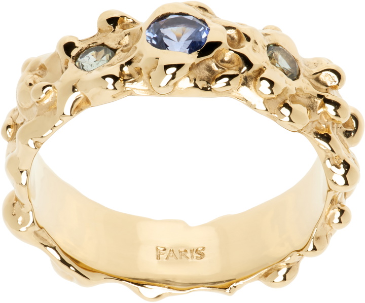 Photo: FARIS Gold Roca Gem Band Ring