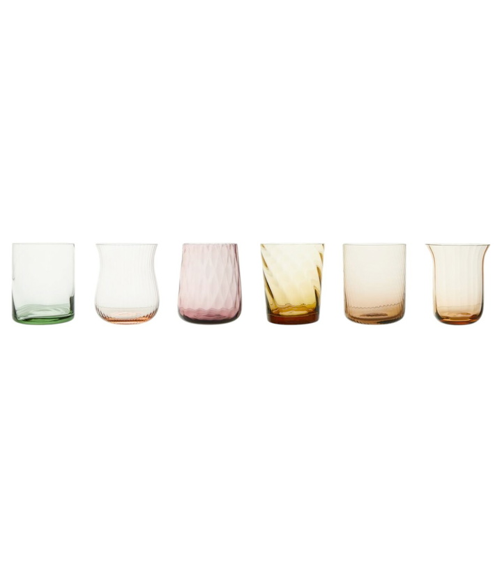 Photo: Bitossi Set of 6 glass tumblers
