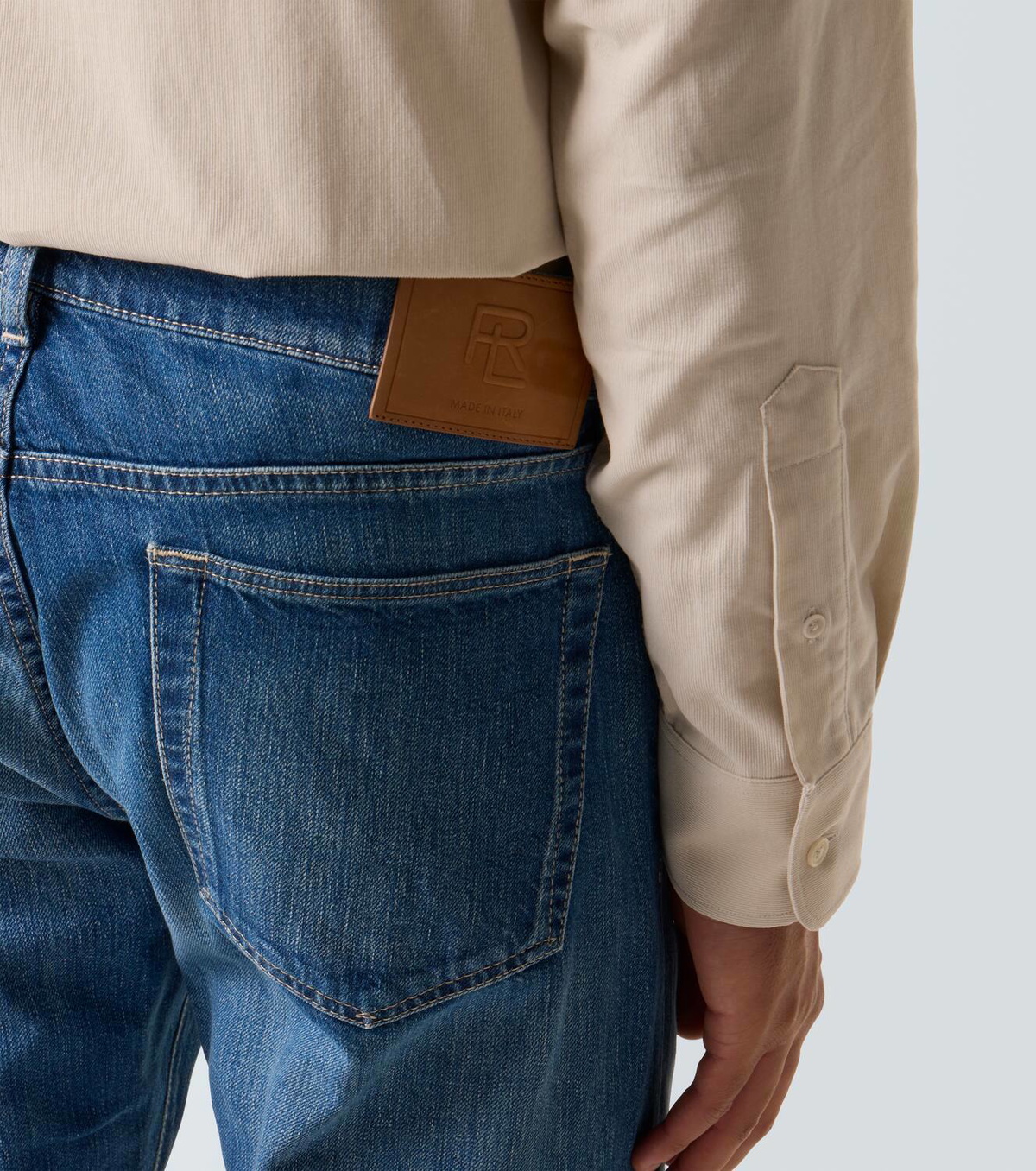 Ralph Lauren Purple Label Mid-rise slim jeans