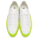 MSGM White and Yellow RBRSL Rubber Soul Edition Floating Sneakers