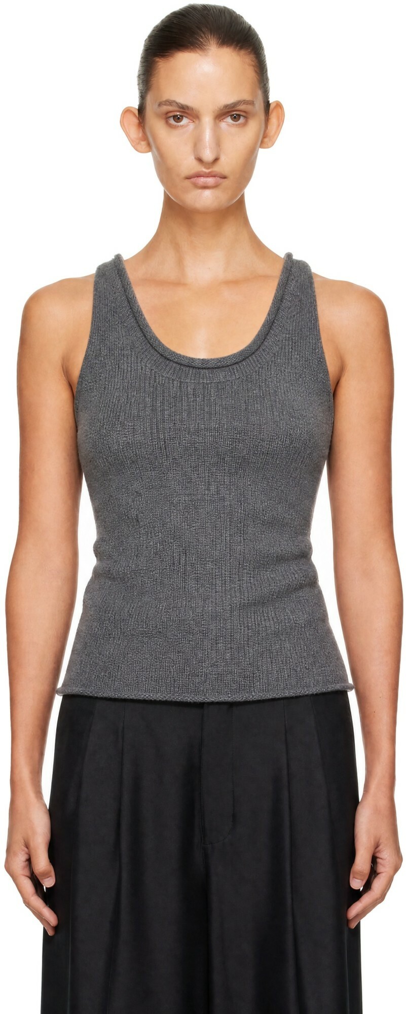 LISA YANG Gray Hayda Top