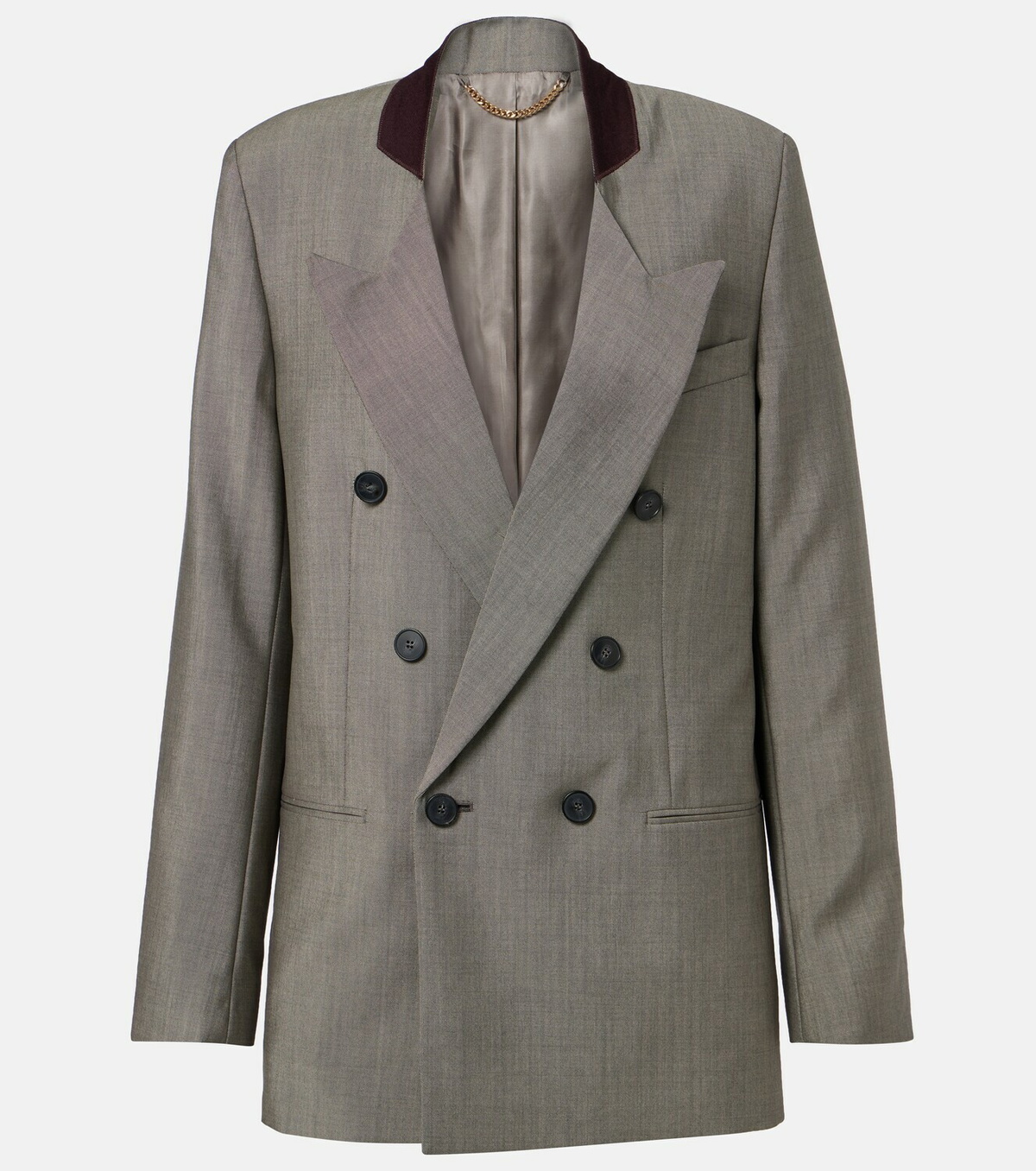Victoria Beckham Beatrice wool and mohair blazer