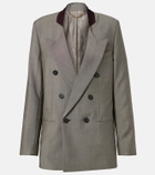 Victoria Beckham Beatrice wool and mohair blazer