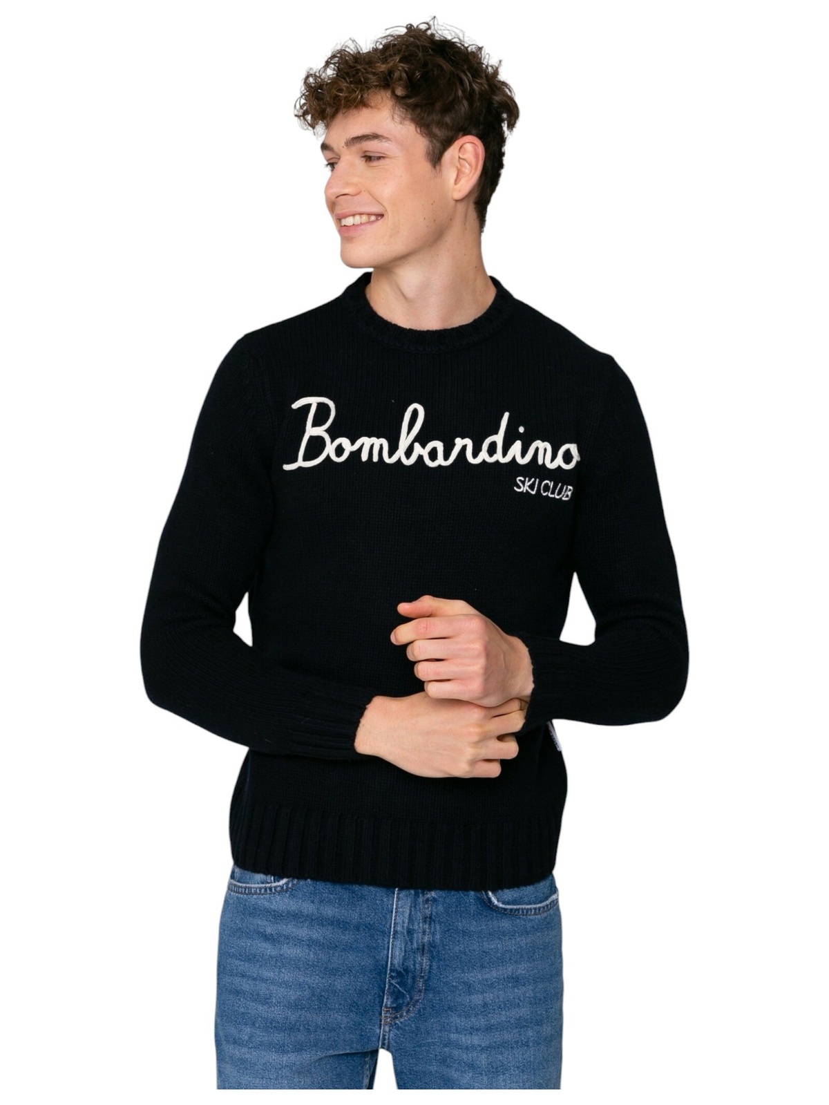 MC2 Saint Barth Blended Cashmere Sweater Bombardino Ski Club