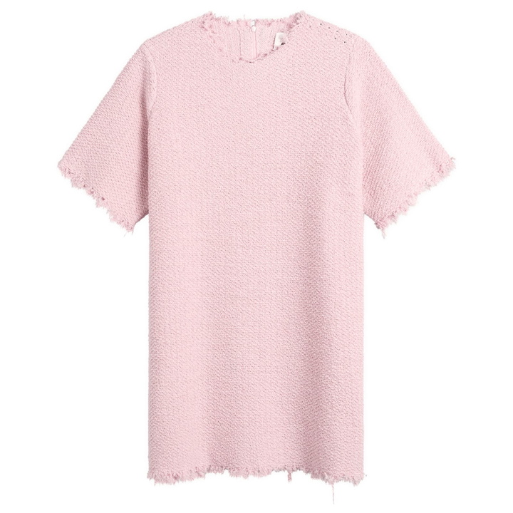 Photo: Jil Sander Women's Textured T-Shirt Dress in Candy Pink