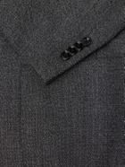 Lardini - Double-Breasted Wool Blazer - Gray