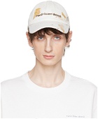 Feng Chen Wang Off-White Embroidered Cap