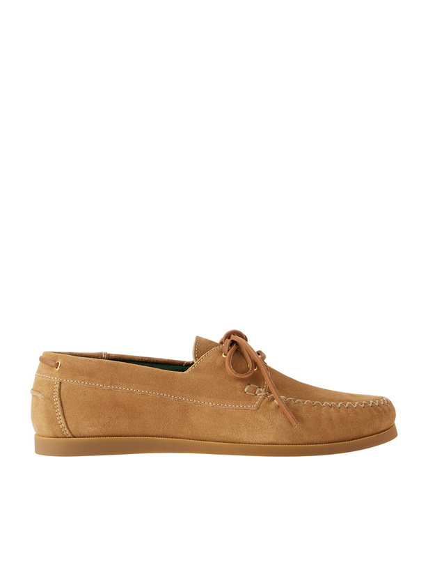 Photo: VINNY's - Boatman Suede Boat Shoes - Neutrals