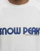 Snow Peak Land Station T Shirt White - Mens - Shortsleeves