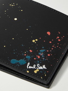 Paul Smith - Paint-Splattered Leather Billfold Wallet