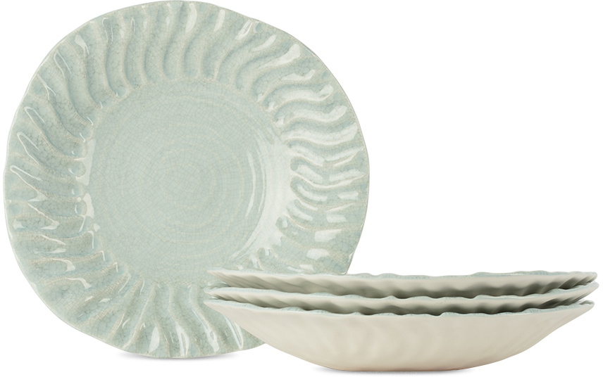 Jars Céramistes Blue Dashi Extra Large Deep Plate Set
