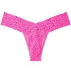 Hanky Panky Women's Low Rise Thong Brief in Passionate Pink