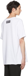 Balmain White Graffiti T-Shirt