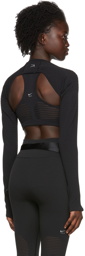 Nike Black MMW Edition Nylon Bra Set