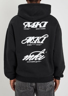 Mki Miyuki Zoku Stack Hooded Cotton-blend Sweatshirt Black