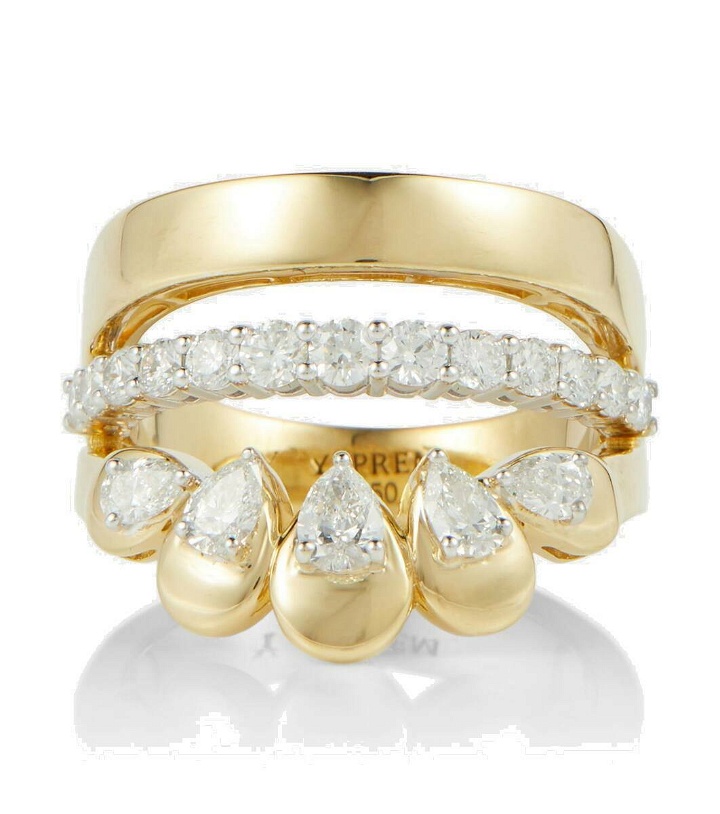 Photo: Yeprem 18kt gold ring with diamonds