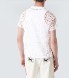 Bode Primrose floral lace shirt